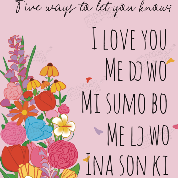 Five ways to let you know  - Pink